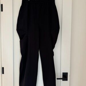 Tibi Meir ultra stretch knit black trousers